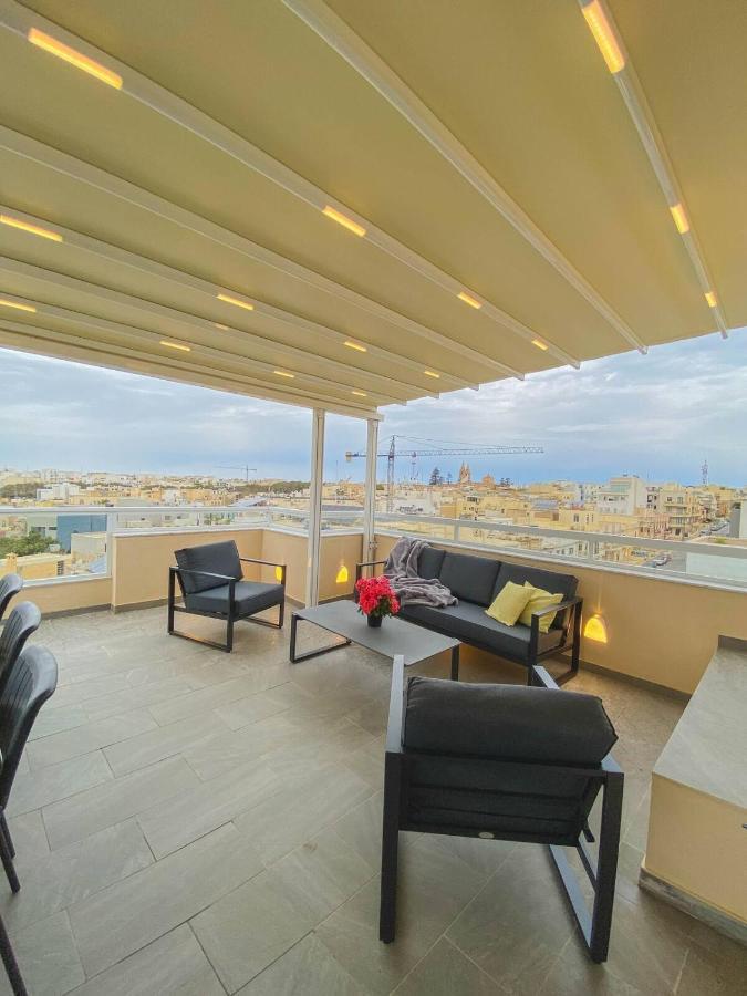 The Blue Mill Penthouse With Beautiful Views Naxxar Exterior foto